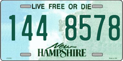 NH license plate 1448578