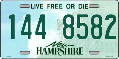 NH license plate 1448582