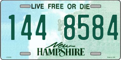 NH license plate 1448584