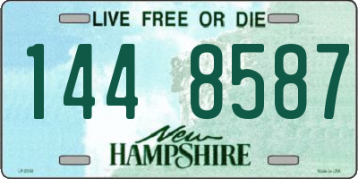 NH license plate 1448587