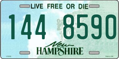 NH license plate 1448590