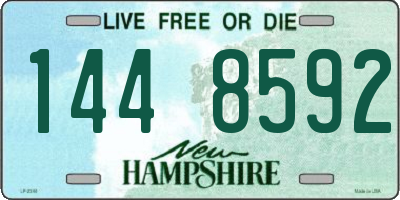 NH license plate 1448592