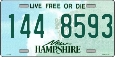 NH license plate 1448593