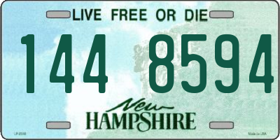 NH license plate 1448594