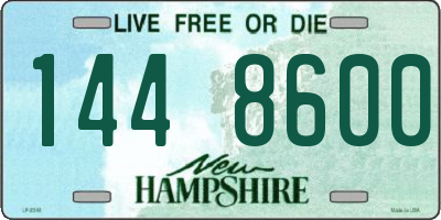 NH license plate 1448600