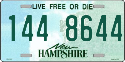 NH license plate 1448644