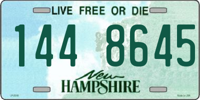 NH license plate 1448645