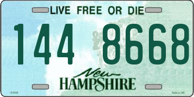 NH license plate 1448668