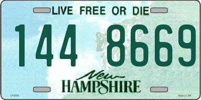 NH license plate 1448669
