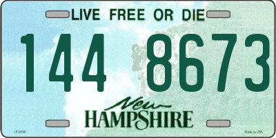 NH license plate 1448673
