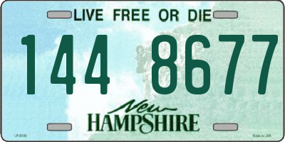 NH license plate 1448677