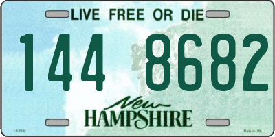 NH license plate 1448682