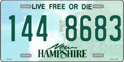 NH license plate 1448683
