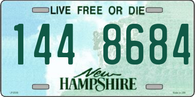 NH license plate 1448684