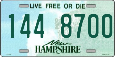 NH license plate 1448700