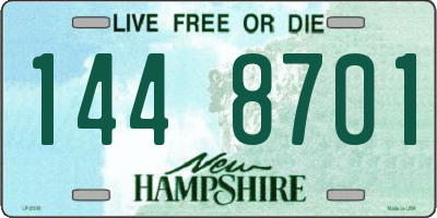 NH license plate 1448701