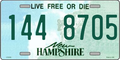 NH license plate 1448705