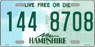 NH license plate 1448708