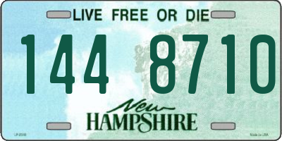 NH license plate 1448710