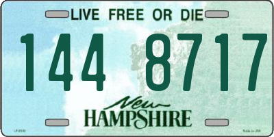 NH license plate 1448717