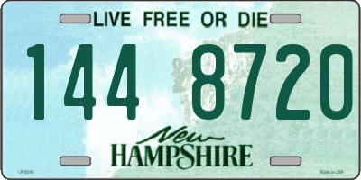NH license plate 1448720