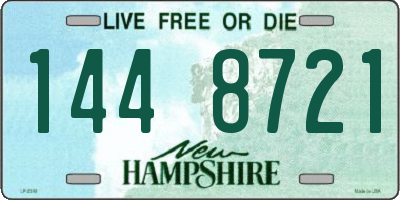 NH license plate 1448721
