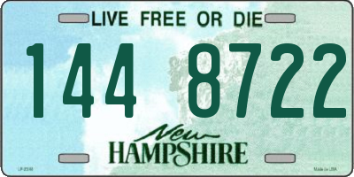 NH license plate 1448722
