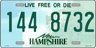 NH license plate 1448732