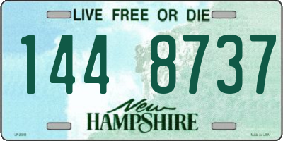 NH license plate 1448737