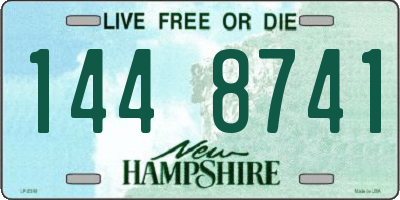 NH license plate 1448741