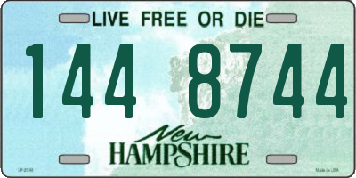 NH license plate 1448744