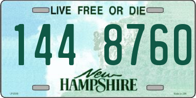 NH license plate 1448760