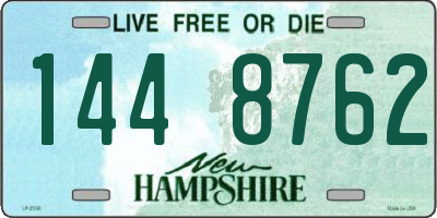 NH license plate 1448762