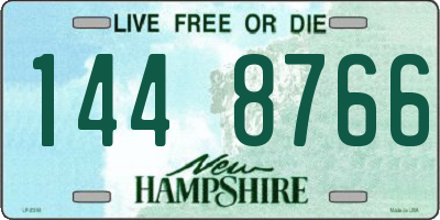 NH license plate 1448766