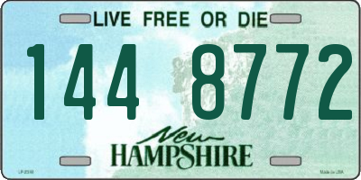 NH license plate 1448772