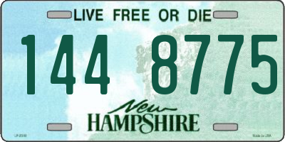 NH license plate 1448775