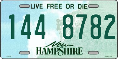 NH license plate 1448782