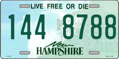 NH license plate 1448788