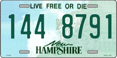 NH license plate 1448791