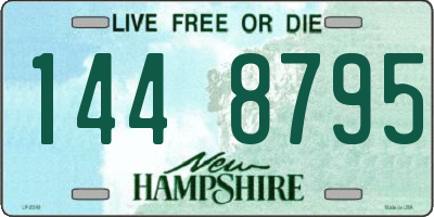 NH license plate 1448795