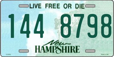 NH license plate 1448798