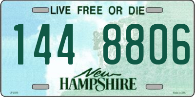NH license plate 1448806