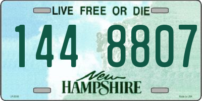 NH license plate 1448807