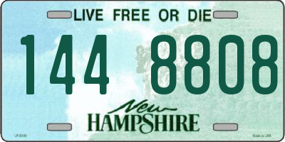 NH license plate 1448808
