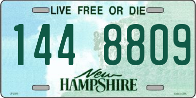 NH license plate 1448809