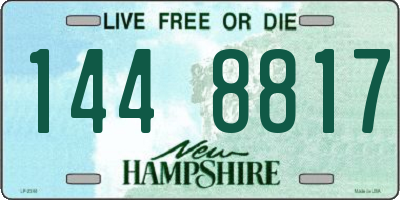 NH license plate 1448817