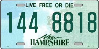 NH license plate 1448818