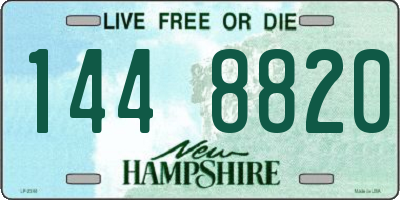 NH license plate 1448820