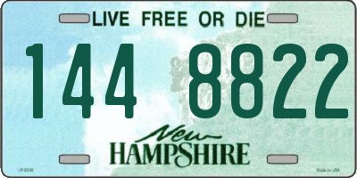 NH license plate 1448822