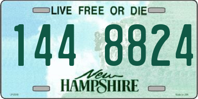NH license plate 1448824